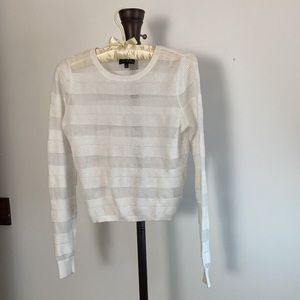 Limited- sheer sweater xs
